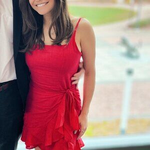 Red Princess Polly mini dress size 2